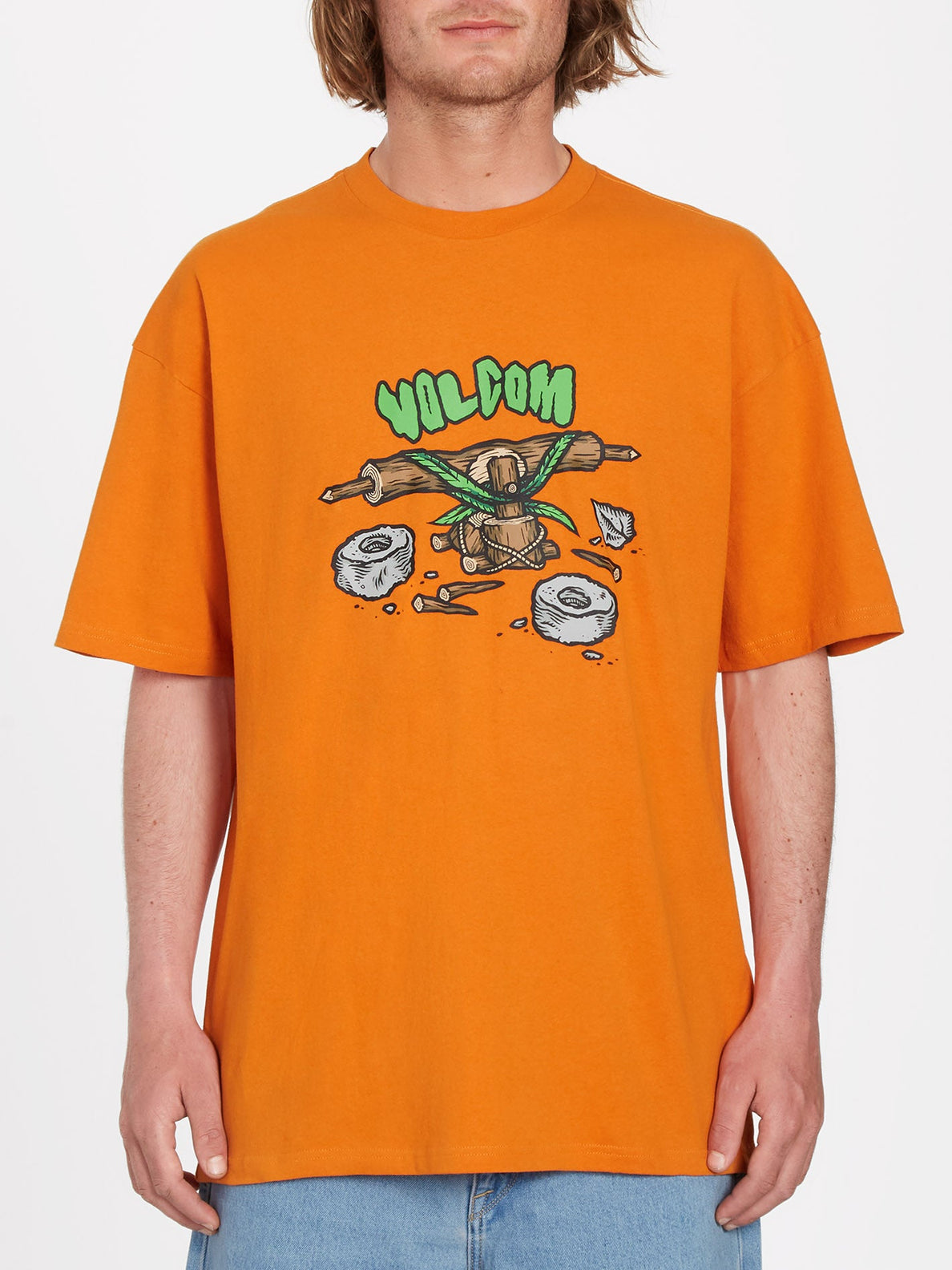 Camiseta Volcom Todd Bratrud SS Saffron