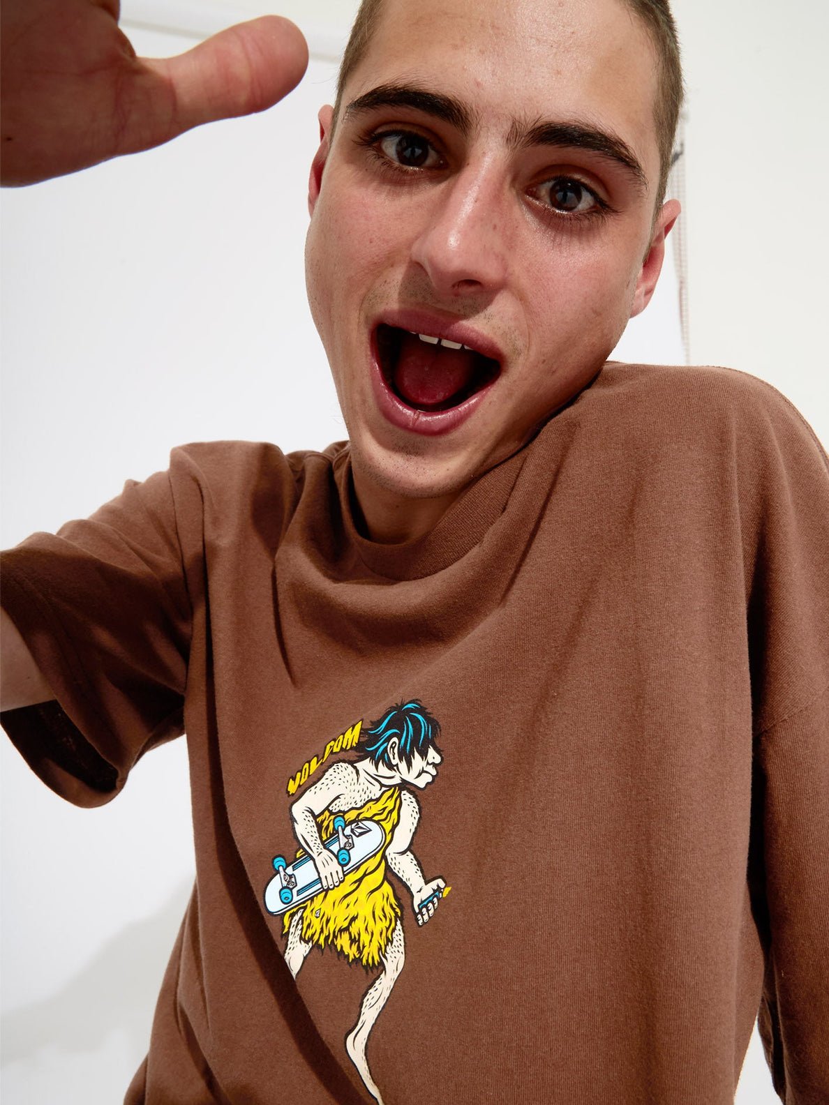 Volcom Todd Bratrud 2 SS Donkey Brown T-Shirt