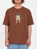 Camiseta Volcom Todd Bratrud 2 SS Burro Brown