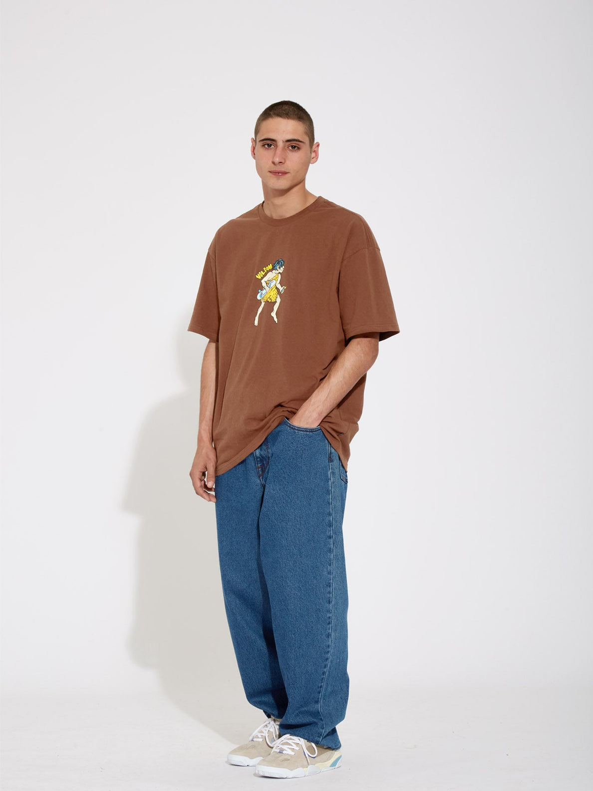 Volcom Todd Bratrud 2 SS Donkey Brown T-Shirt
