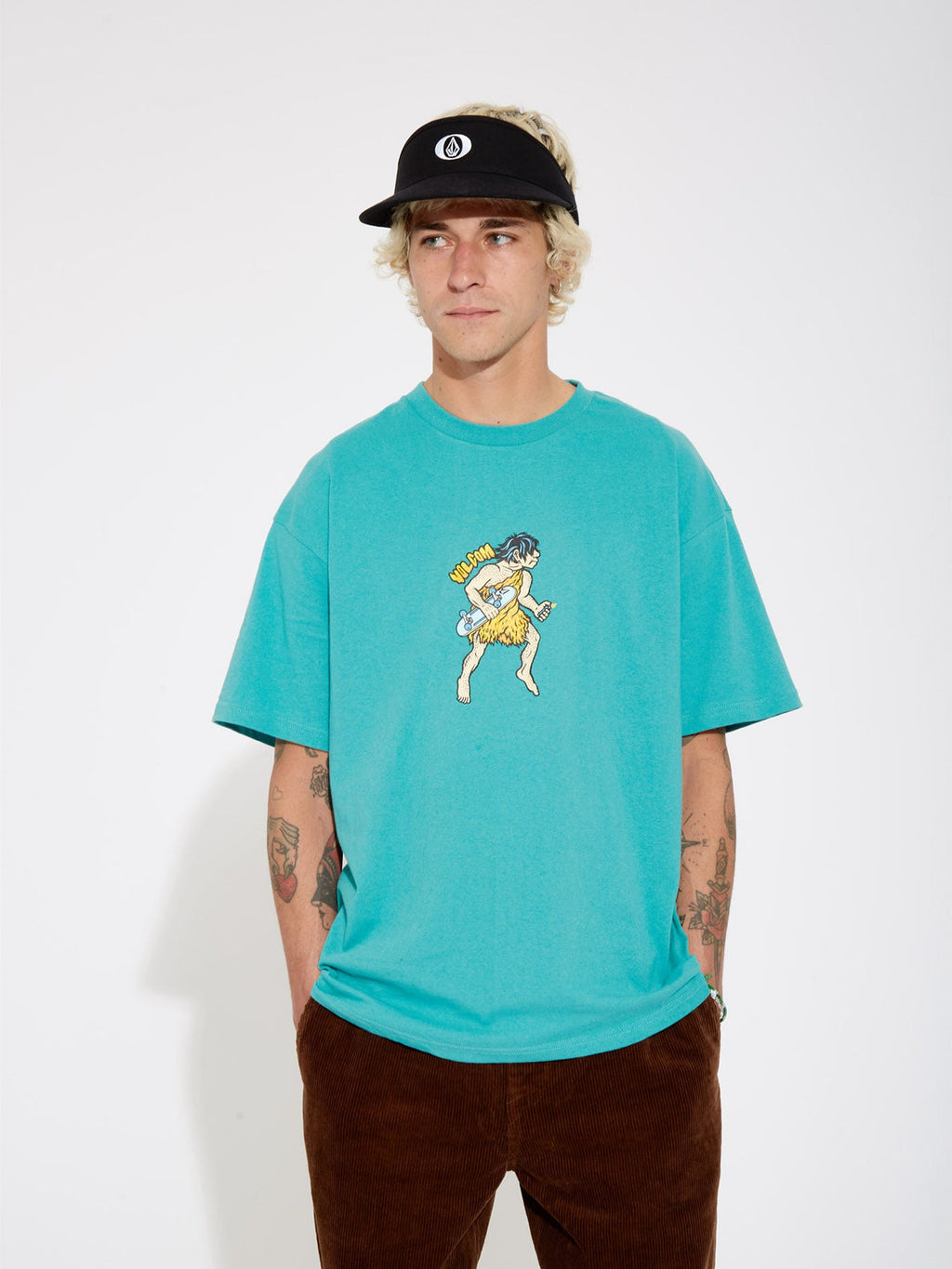 Camiseta Volcom Todd Bratrud 2 SS Temple Teal