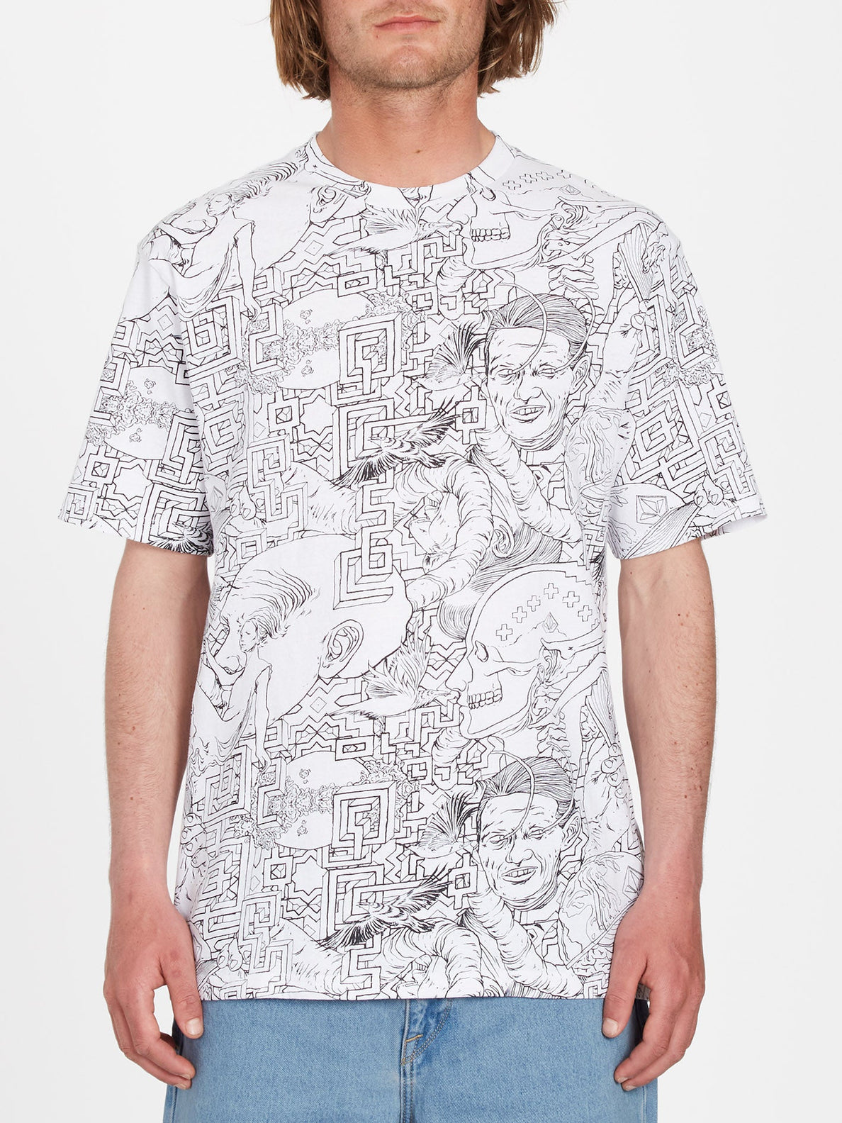 T-shirt con stampa Volcom Ed Merlin Murray 3