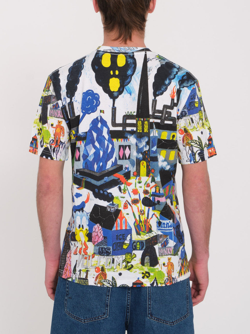 T-shirt con stampa Volcom Impeduglia