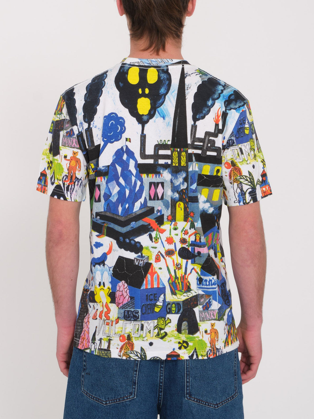 T-shirt con stampa Volcom Impeduglia