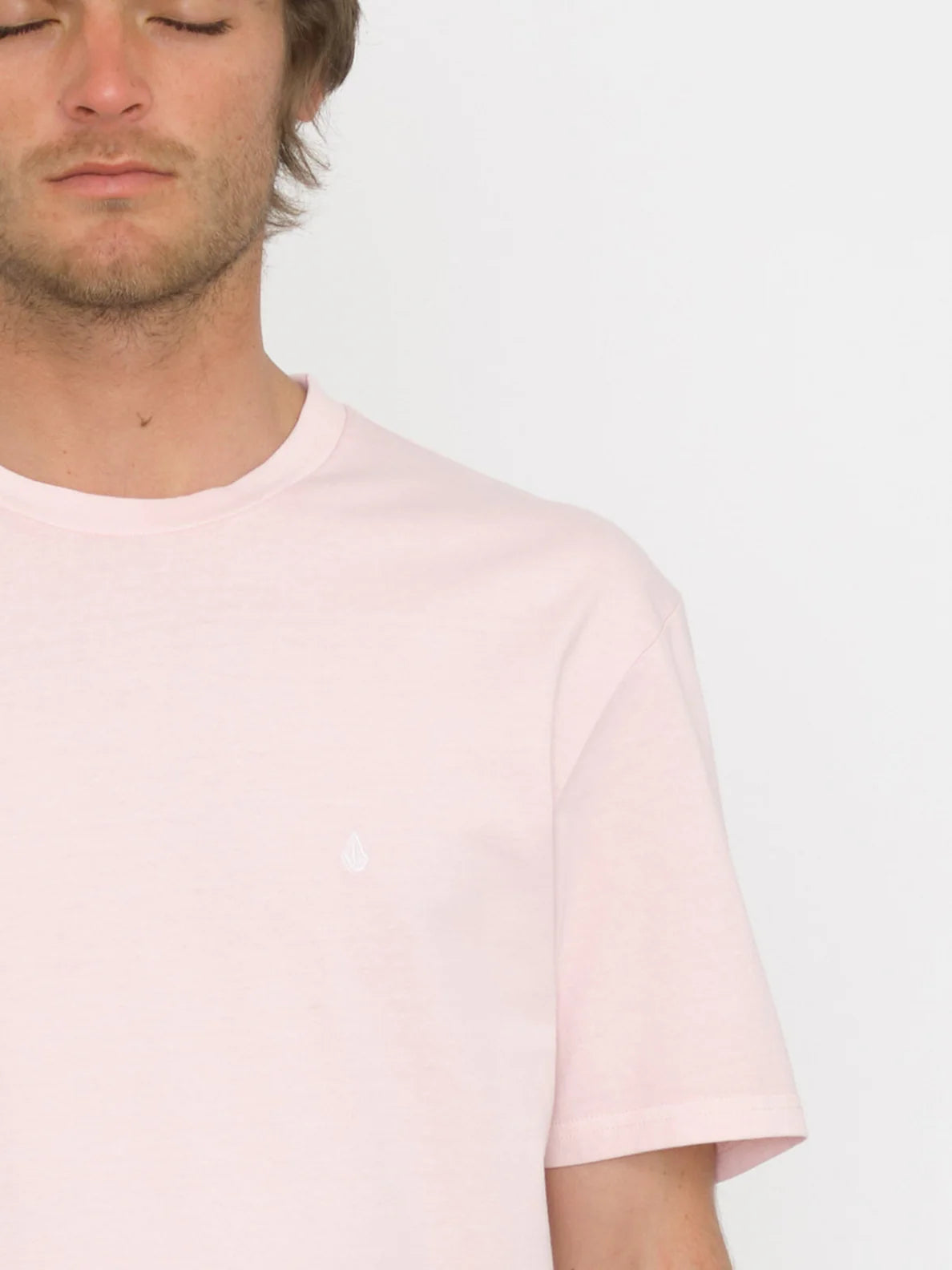 Volcom Solid Stone Short Sleeve T-shirt - Lilac Ash | Collection_Zalando | Men's short sleeve t-shirts | Men's T-shirts | Volcom Shop | surfdevils.com