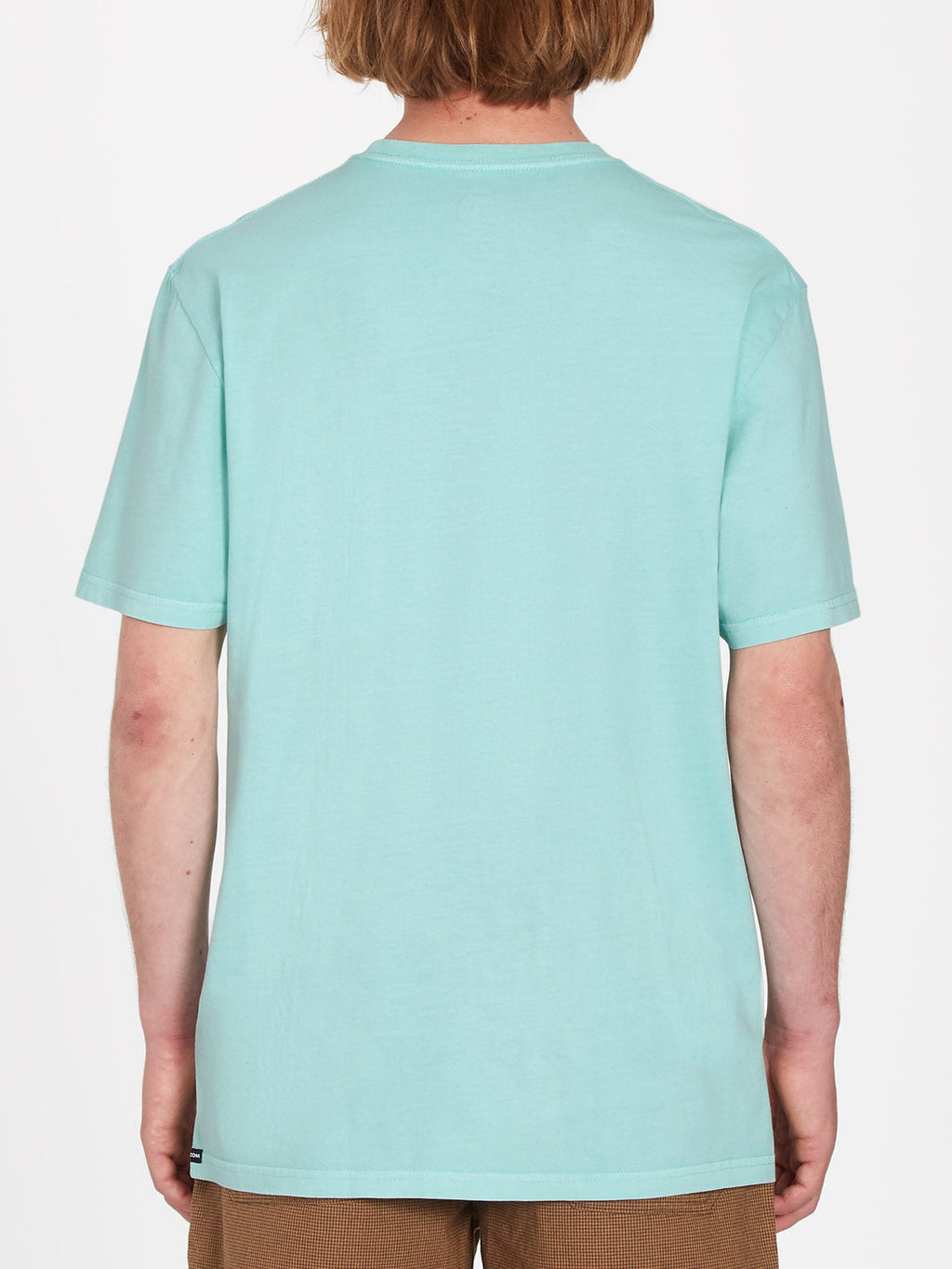 T-shirt verde bottiglia di Volcom Circle Emb ss