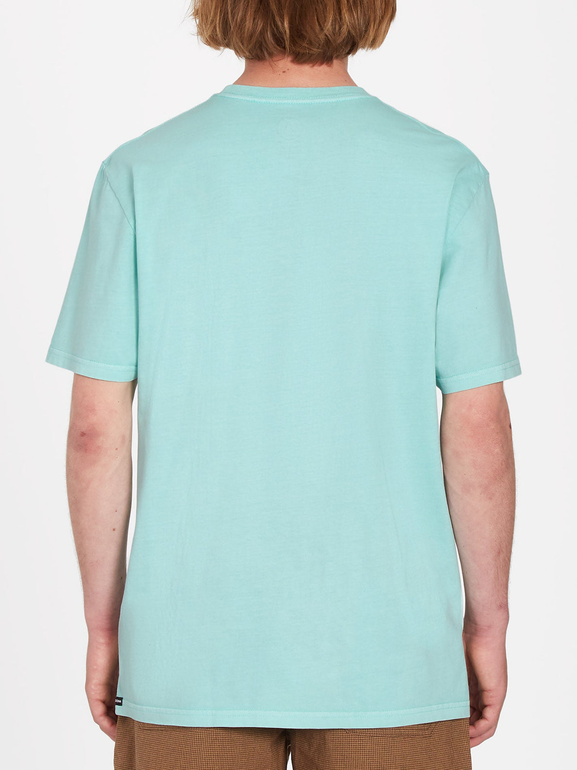 T-shirt verde bottiglia di Volcom Circle Emb ss