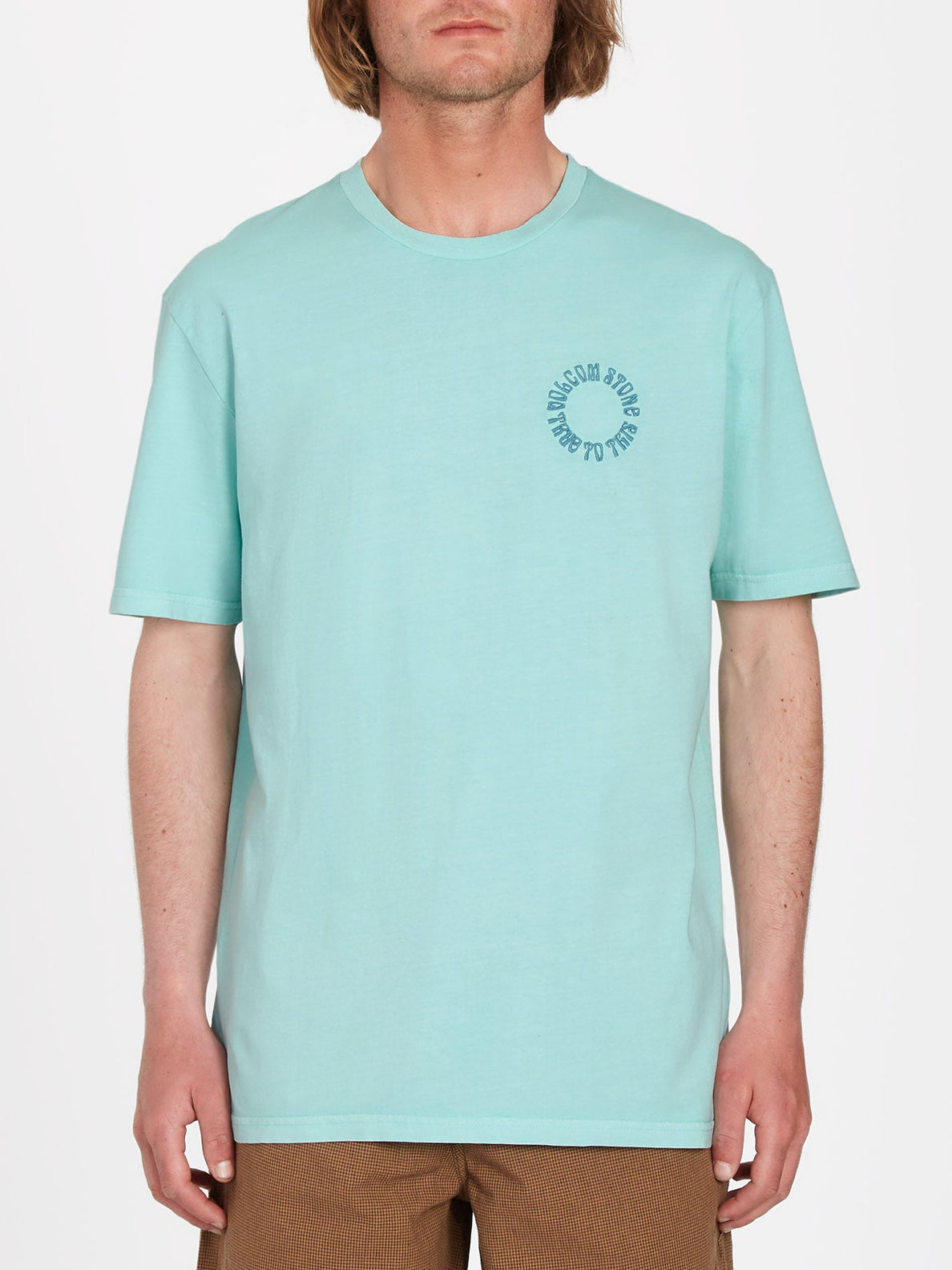 Camiseta Volcom Circle Emb ss Bottle Green | Camisetas de hombre | Camisetas manga corta de hombre | Volcom Shop | surfdevils.com
