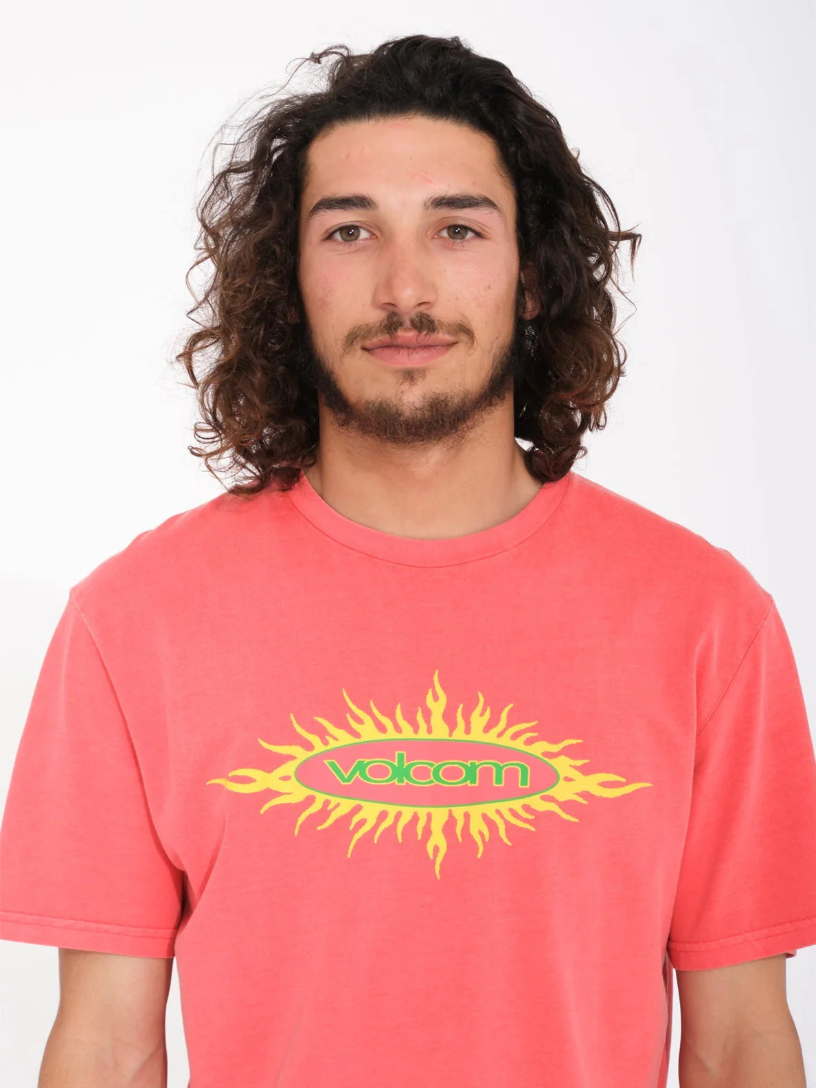 Volcom Nu Sun Pw T-Shirt - Washed Ruby