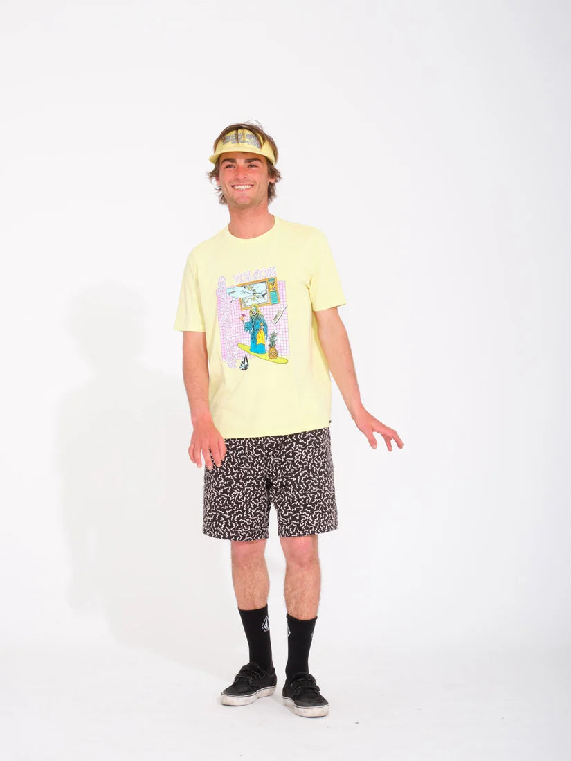 Volcom Frenchsurf T-shirt - Aura Yellow