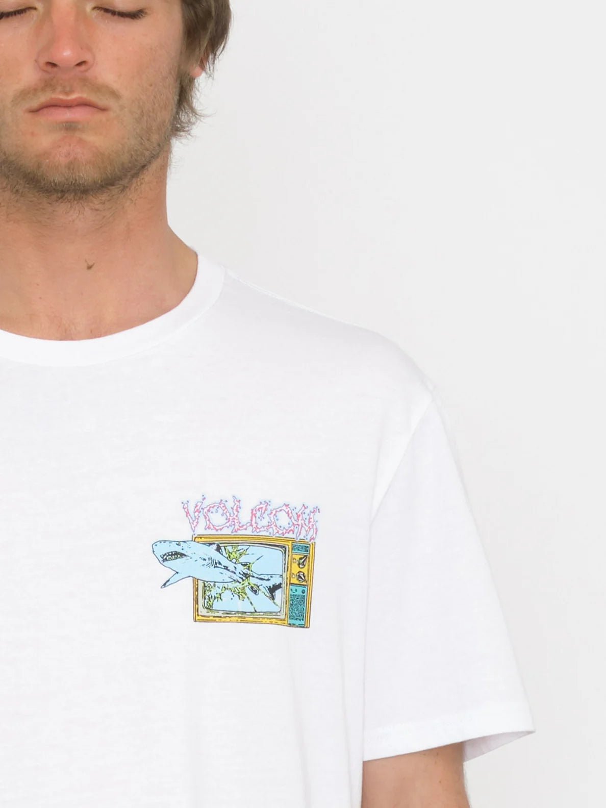 Volcom Camiseta Frenchsurf - Branco | Collection_Zalando | Men's short sleeve t-shirts | Men's T-shirts | Volcom Shop | surfdevils.com