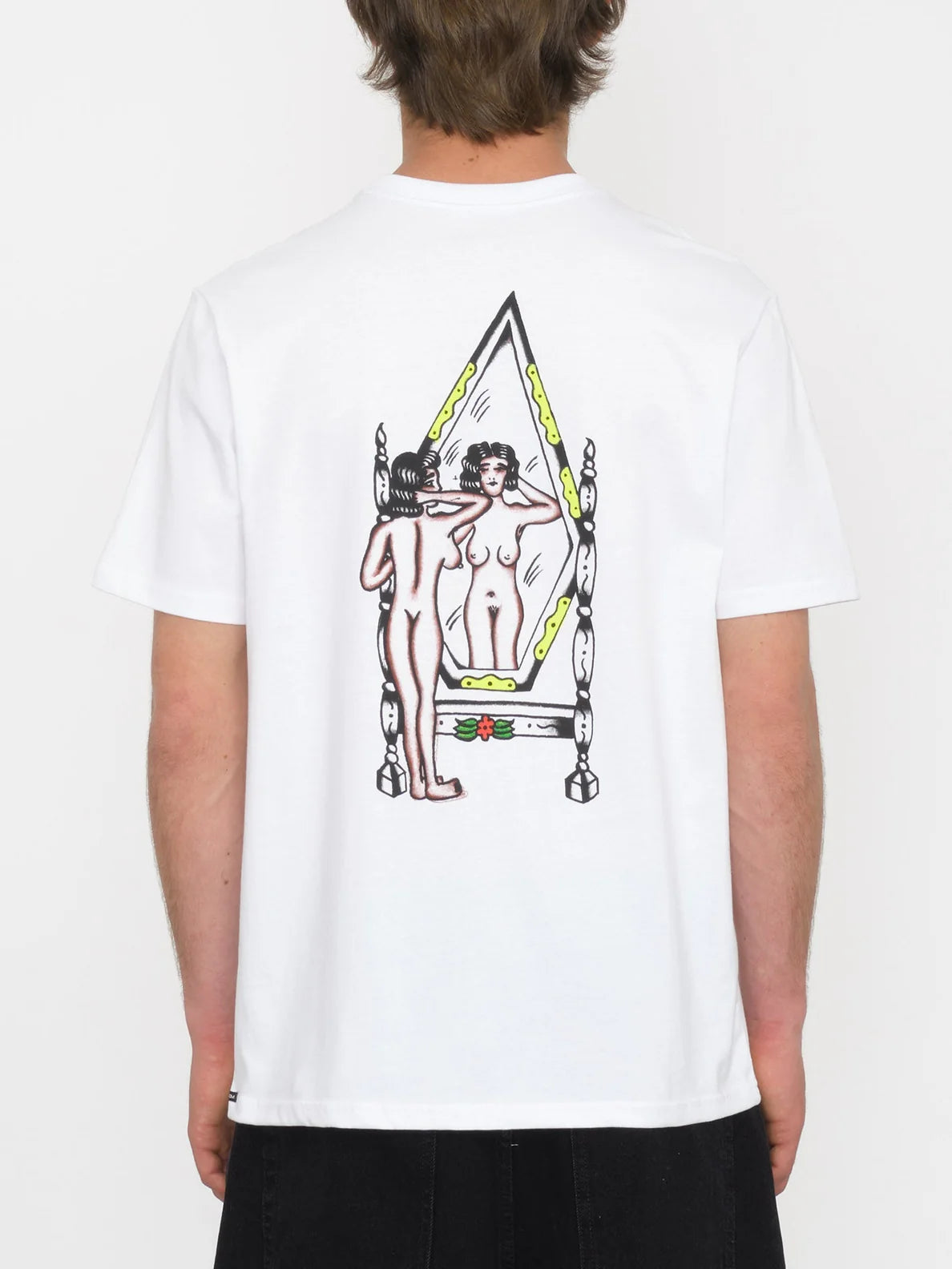 Camiseta Volcom Lintell Mirror - White