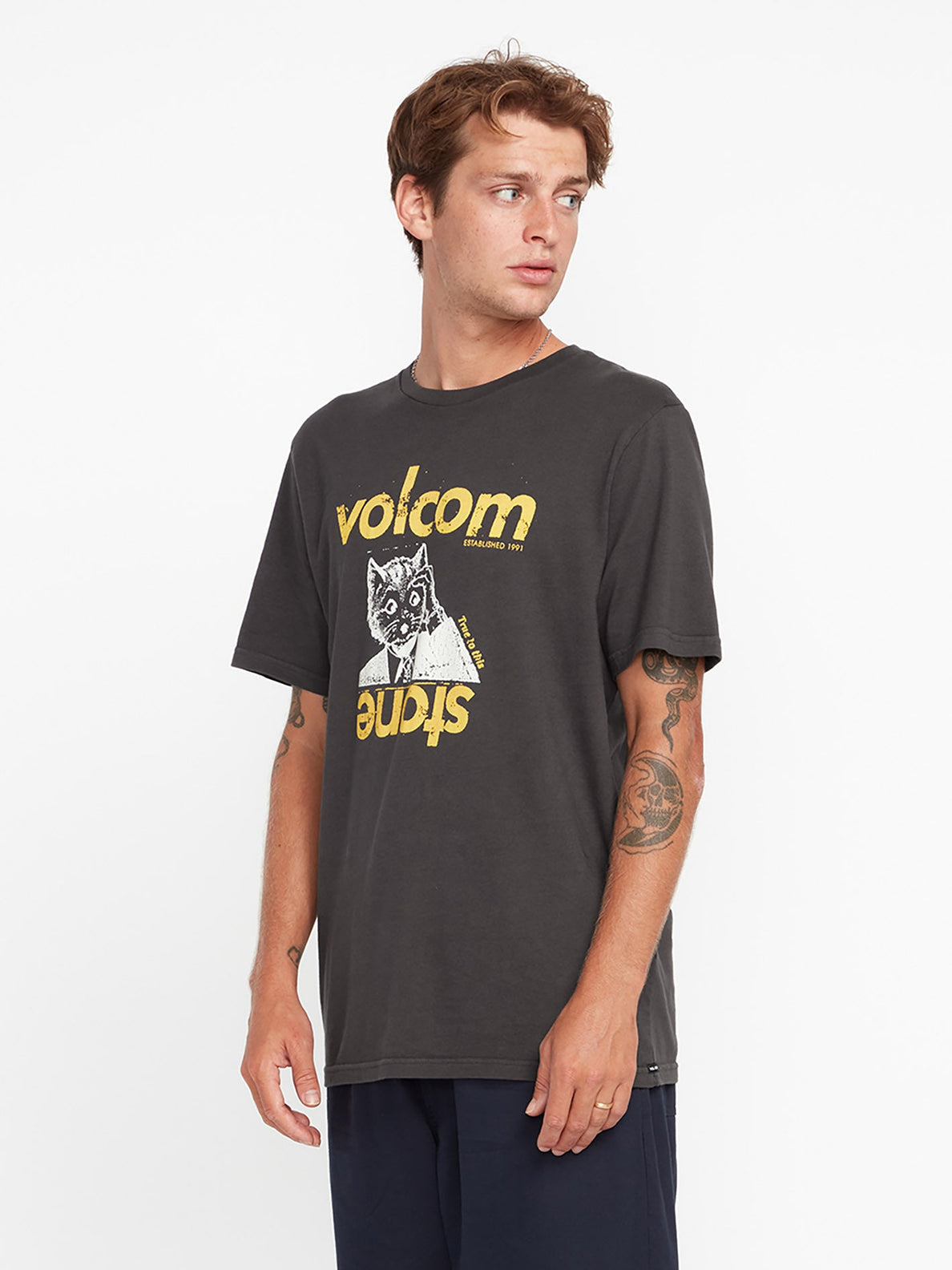 Volcom Stonepure T-shirt - Vinatge Black | surfdevils.com