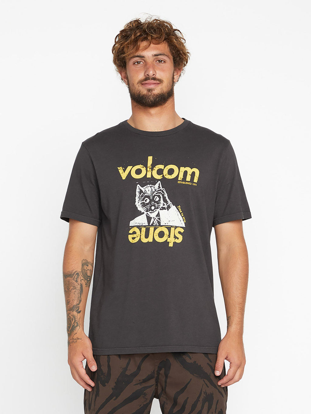 T-shirt Volcom Stonepure - Vinatge Black