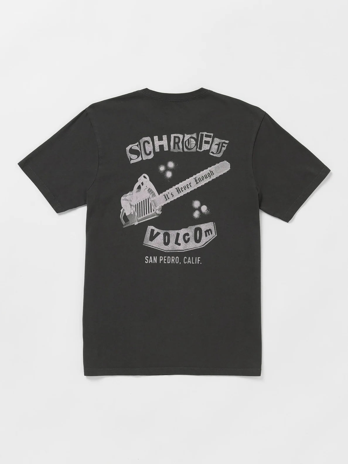 Schroff X Volcom Chainshaw T-shirt - Stealth