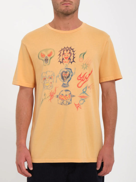 Camiseta Volcom Sam Ryser - Flash Orange