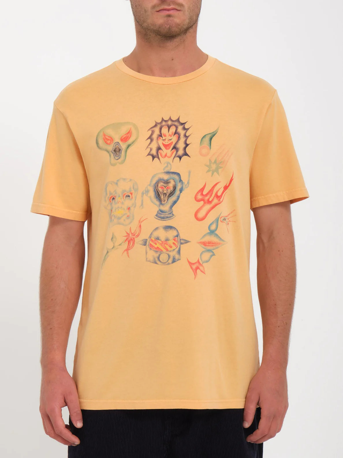 Volcom Sam Ryser T-shirt - Flash Orange | Boutique Volcom | Collection_Zalando | Nouveaux produits | Produits les plus récents | Produits les plus vendus | t-shirts pour hommes | T-shirts à manches courtes pour hommes | surfdevils.com