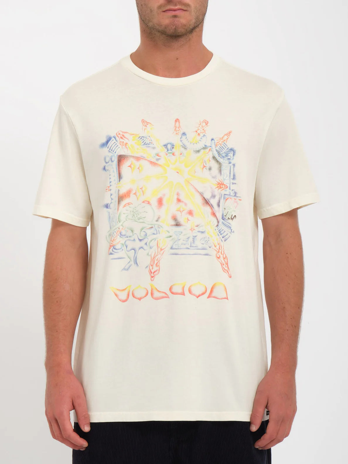 Volcom Sam Ryser T-Shirt – gebrochenes Weiß | Herren-T-Shirts | Kurzarm-T-Shirts für Herren | Meistverkaufte Produkte | Neue Produkte | Neueste Produkte | Sammlung_Zalando | Volcom-Shop | surfdevils.com