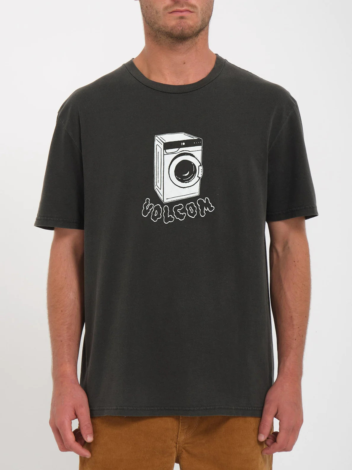 Camiseta Volcom Volwasher - Black | Camisetas de hombre | Camisetas manga corta de hombre | Volcom Shop | surfdevils.com