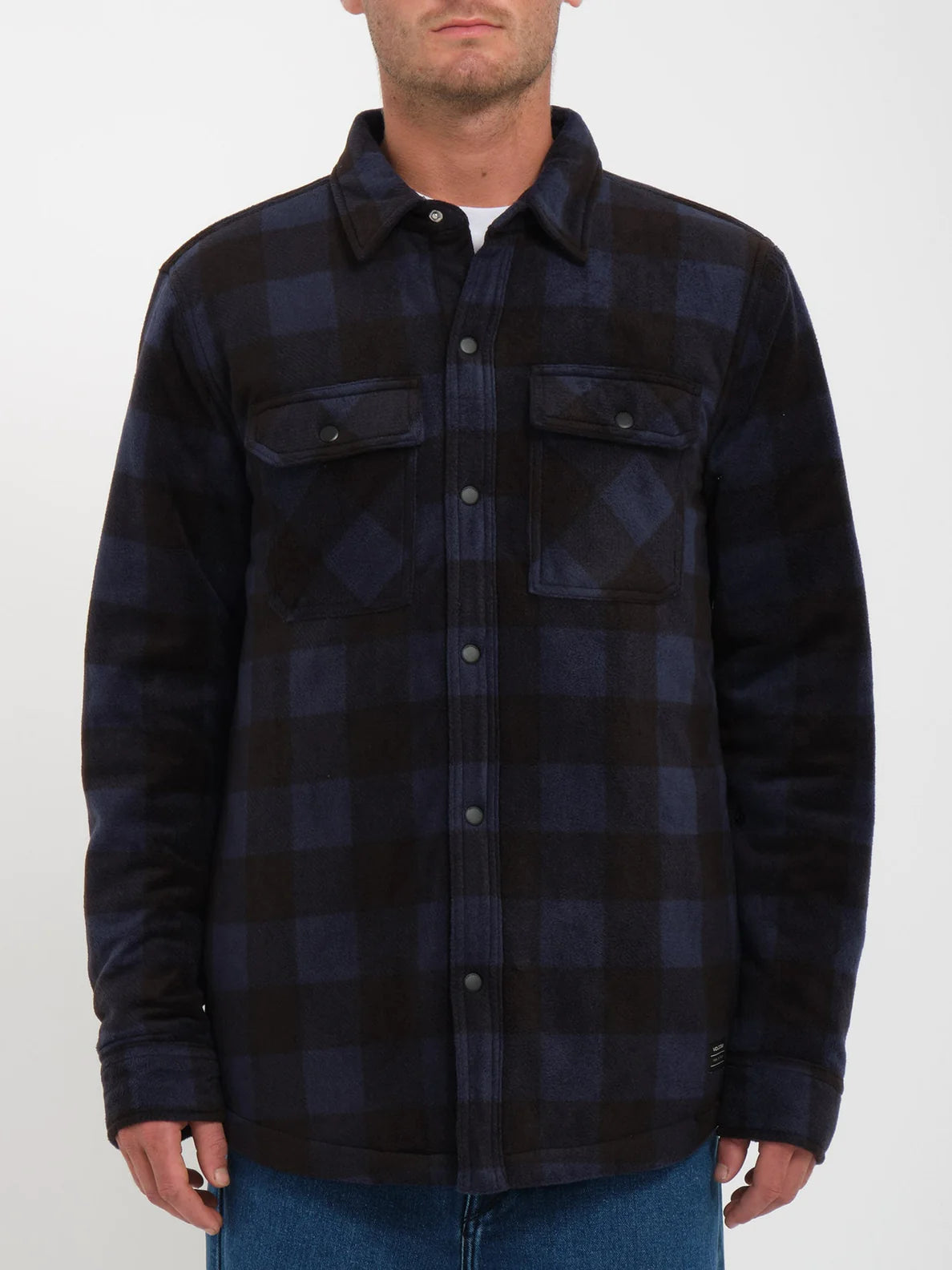 Volcom Polar Bowered Overshirt - Navy