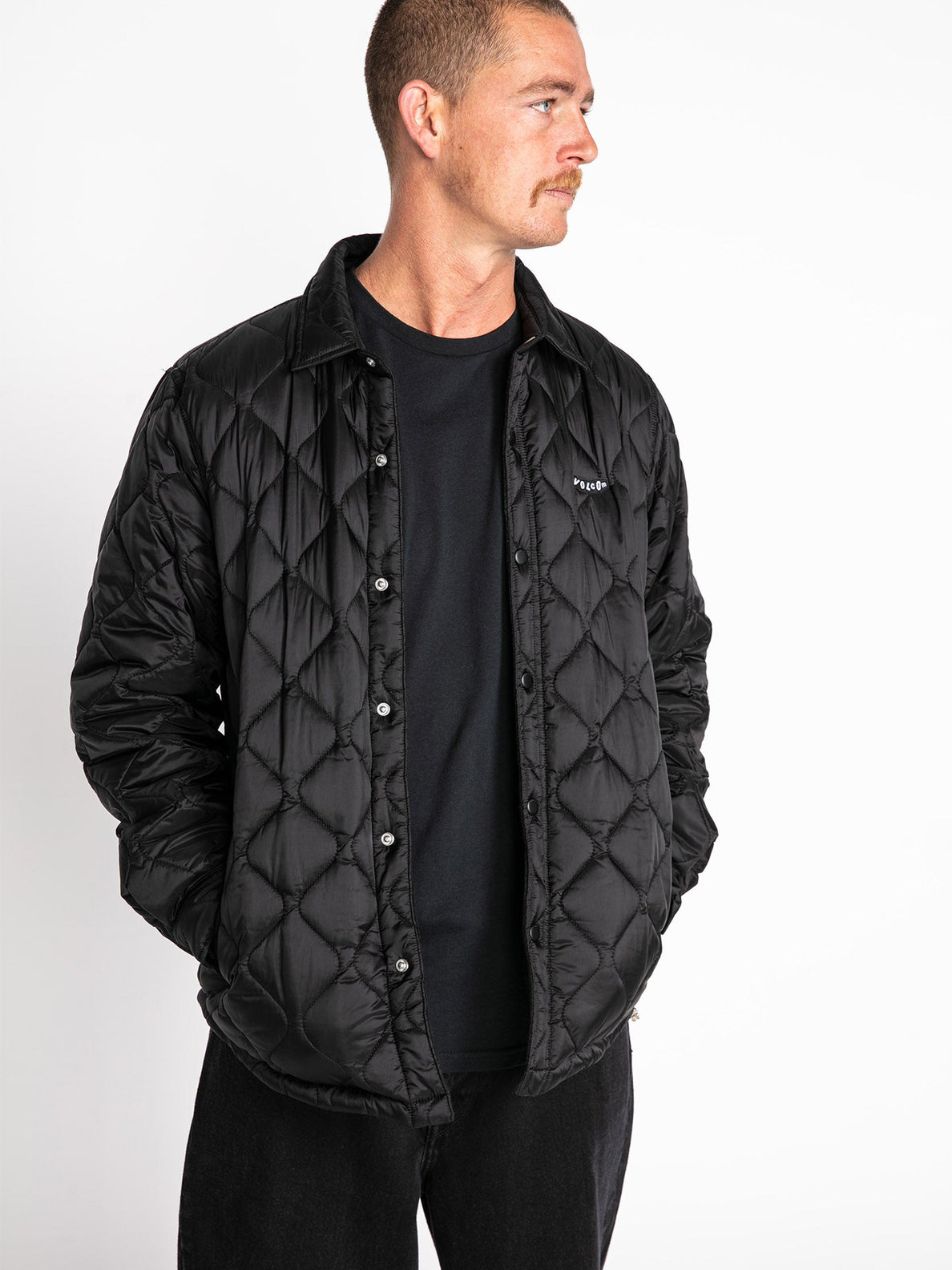 Sobrecamisa Volcom Polar Bowered Plus - Black | Novos produtos | Não Koongo | Produtos mais recentes | Produtos mais vendidos | Produtos mais vendidos | surfdevils.com