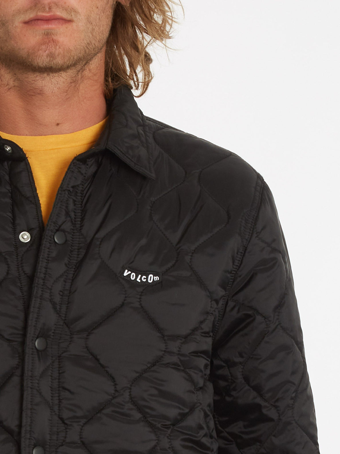 Volcom Polar Bowered Plus Overshirt - Black