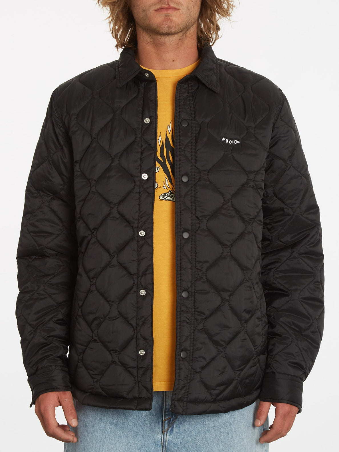 Sobrecamisa Volcom Polar Bowered Plus - Black | surfdevils.com