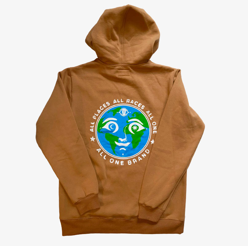 All One All Places All Races Hoodie – Honey