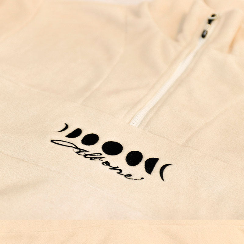 All One Moonphases Fleece mit halbem Reißverschluss – Creme | Jacken | Meistverkaufte Produkte | Neue Produkte | Neueste Produkte | Sammlung_Zalando | surfdevils.com