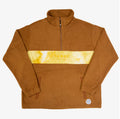 All One Moonphases Half Zip Fleece – Stripe Caramel