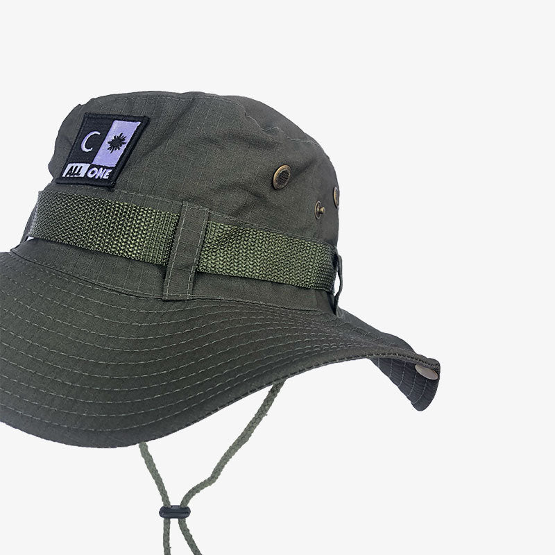 All One Brand Beanie Safari Hat - Hunter Green