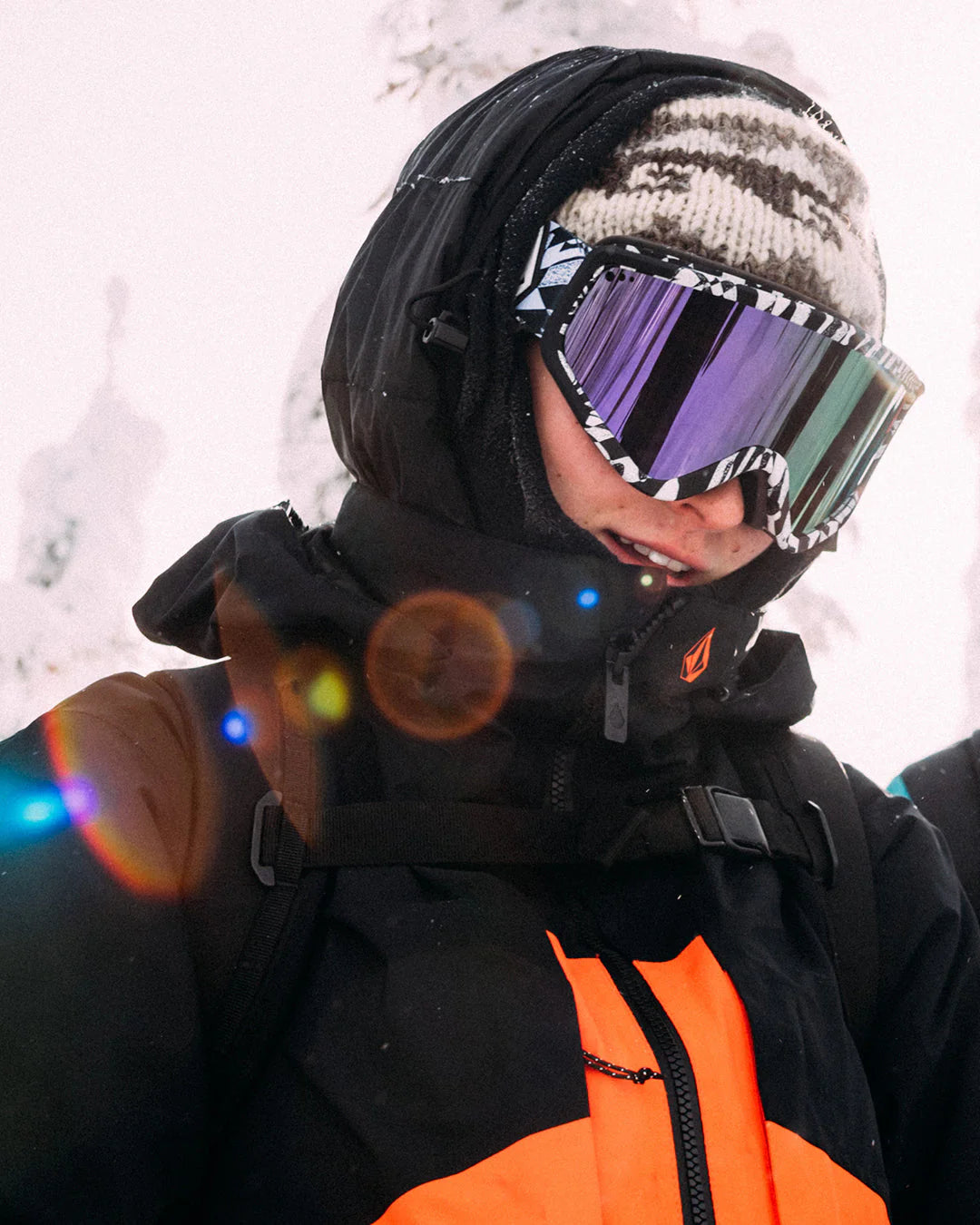 Volcom Attunga Blizzard Goggles - Op Art / Purple Chrome + Extra Lens | Best selling products | surfdevils.com