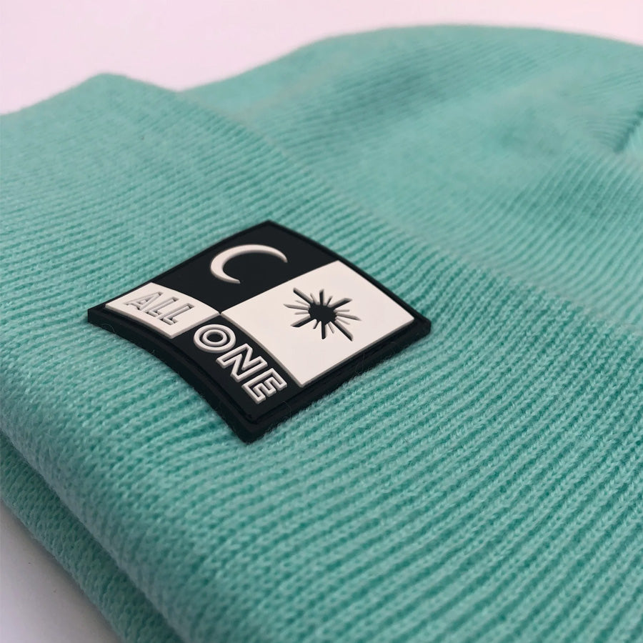All One Acrylic Beanie - Aquamarine