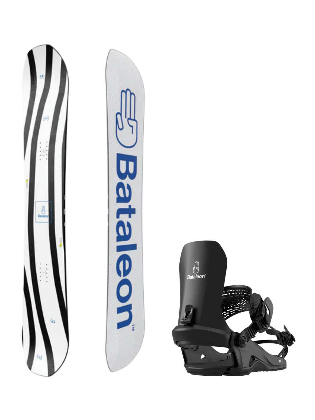 Snowboard-Set Bataleon Chaser 157 2025 + Bataleon Fly Bindungen

