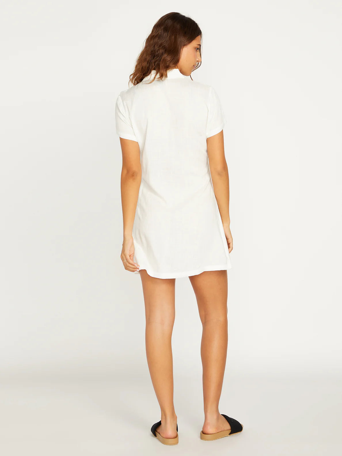 Vestido Volcom CoCo Ho Shirt Dress - Star White | Vestidos | Volcom Shop | surfdevils.com
