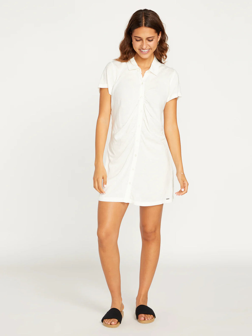 Volcom CoCo Ho Shirt Dress - Star White