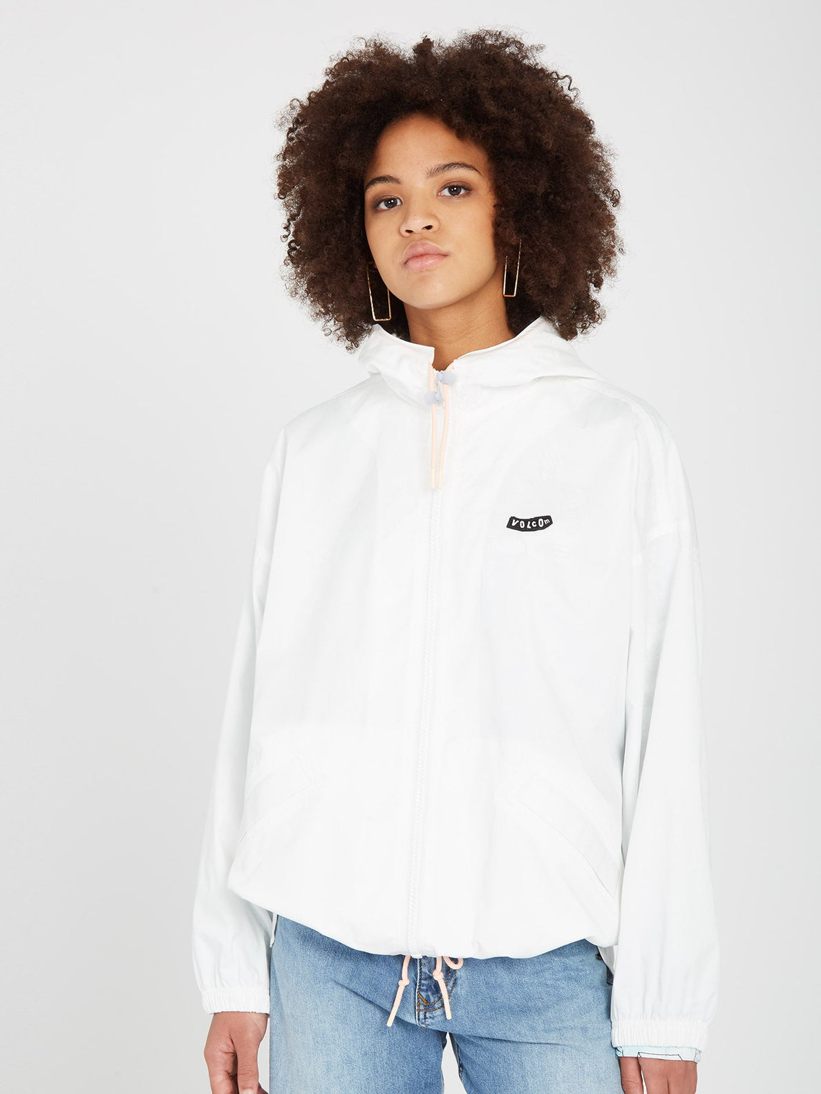Volcom Play and Cheel Jacket - Star White