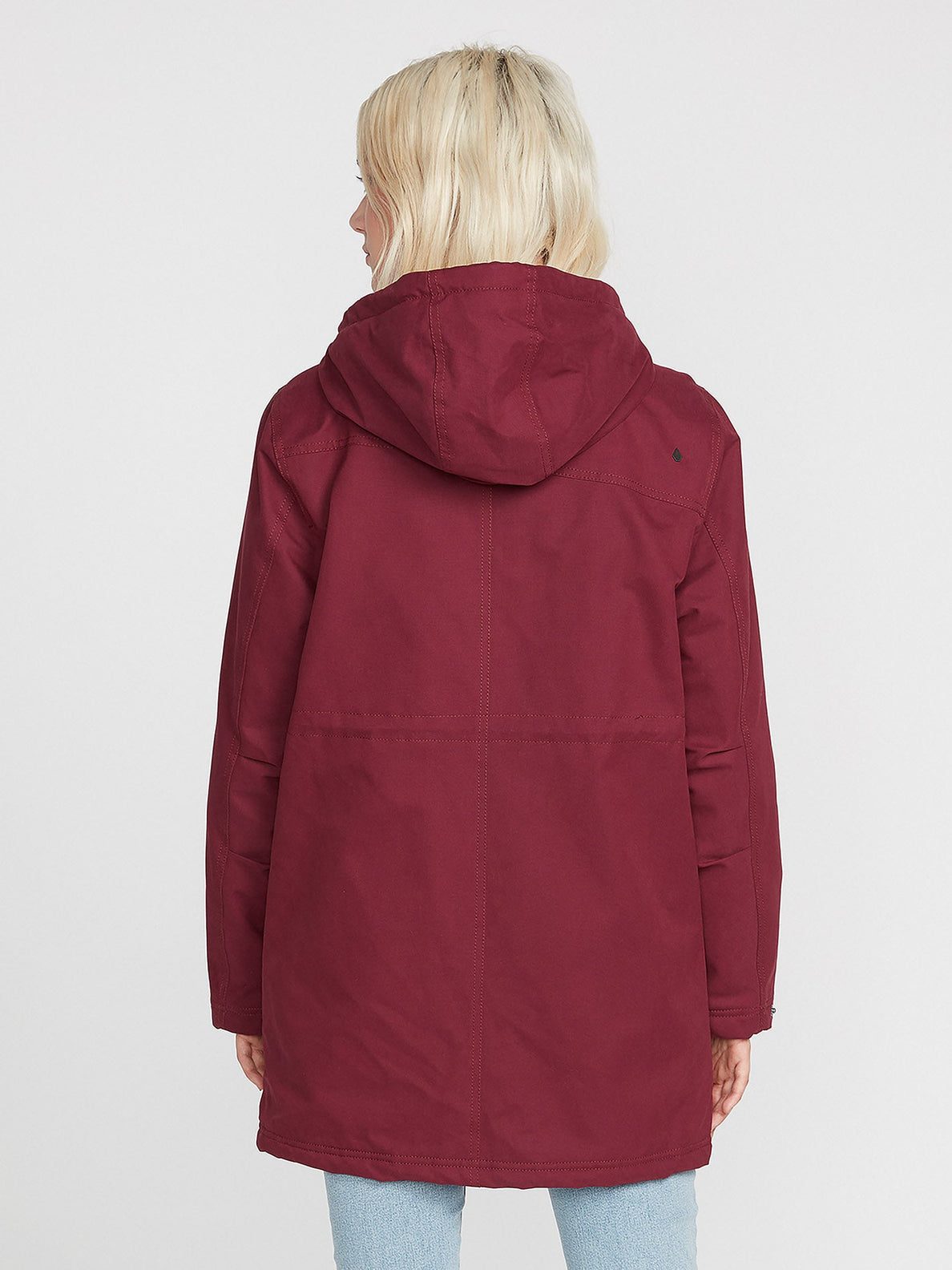 Volcom Lees is more 5k Parka Jacket - Burgundy