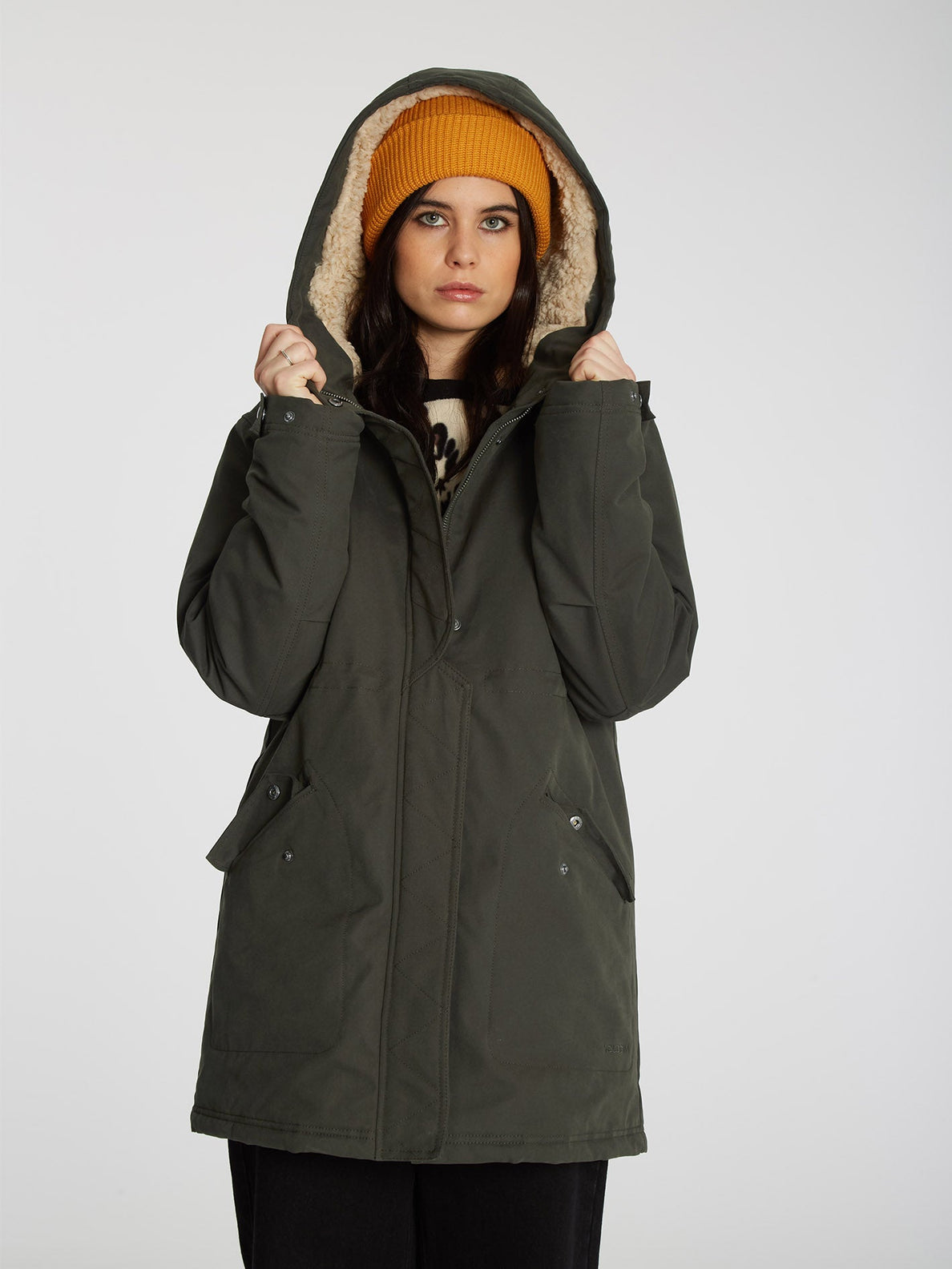 Chaqueta Parka Volcom Lees is more 5k - Rinsed Black | surfdevils.com