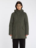 Volcom Lees is more 5k Parka Jacket - Rinsed Black