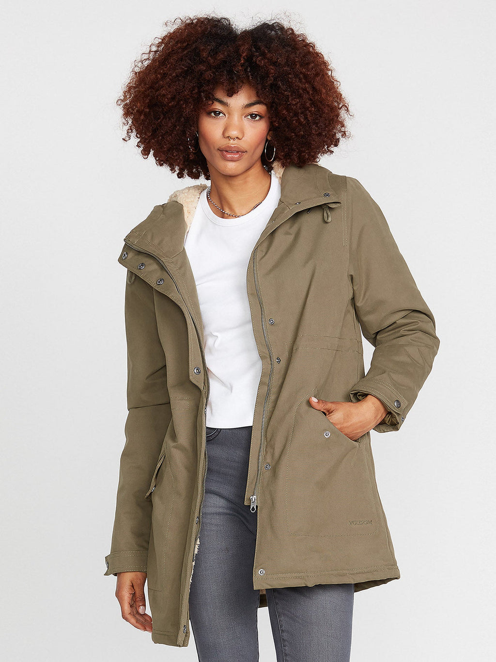 Volcom Lees is more 5k Parka Jacket - WinterMoss