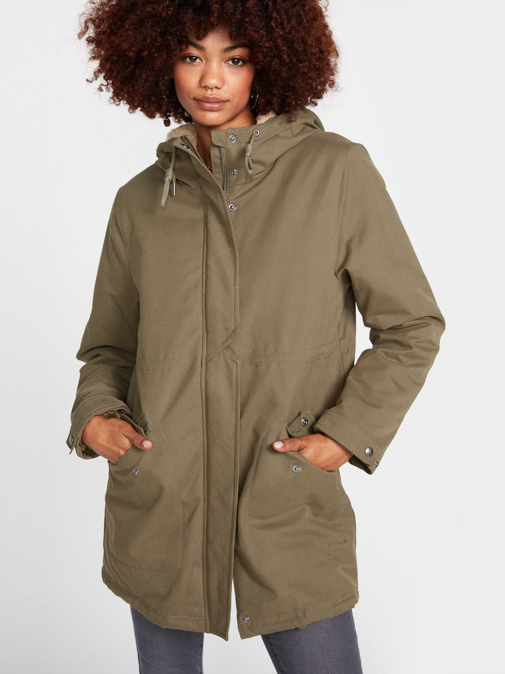 Volcom Lees is more 5k Parka Jacket - WinterMoss
