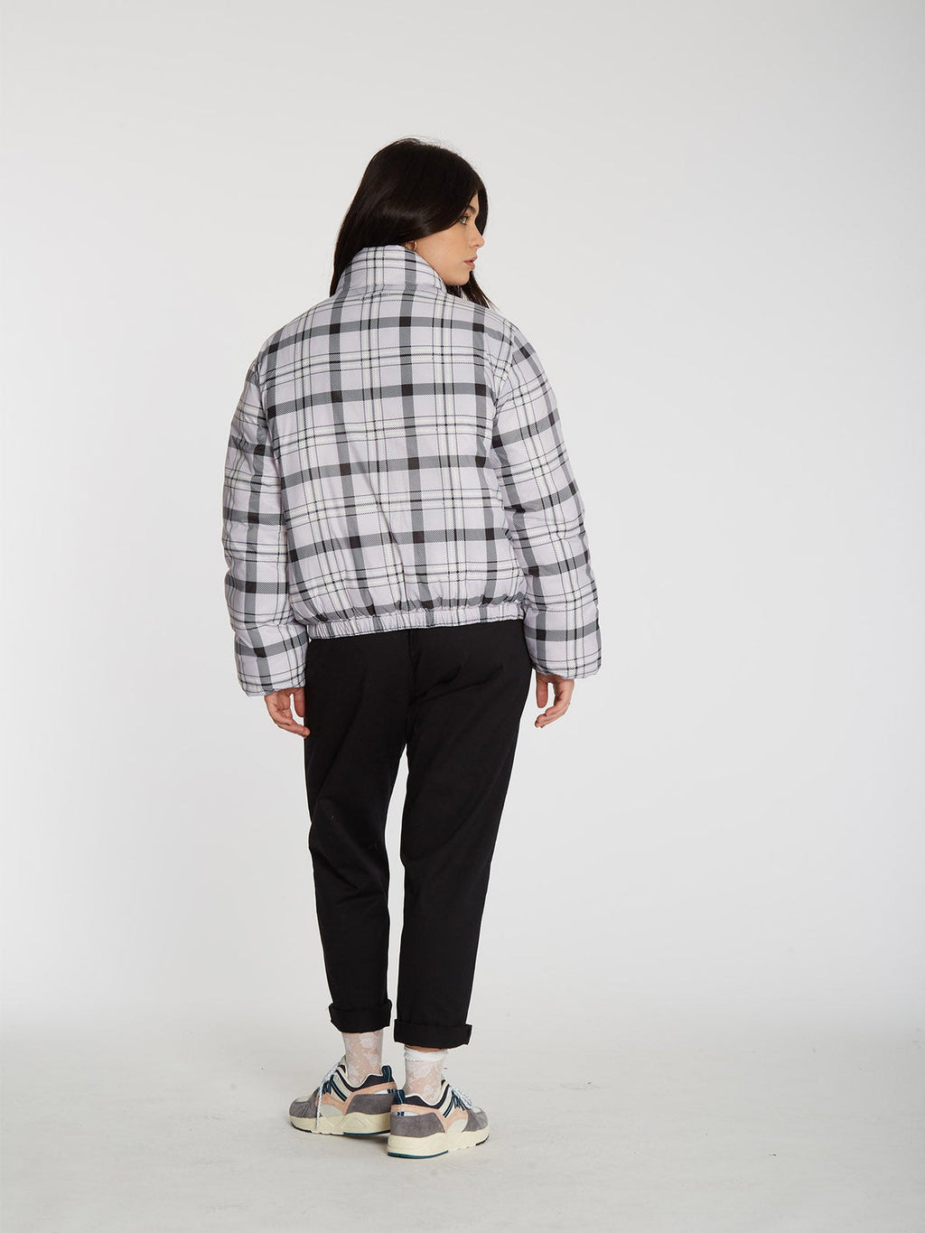 Volcom Daunen-Puff-Jacke (wendebar) – Schwarz