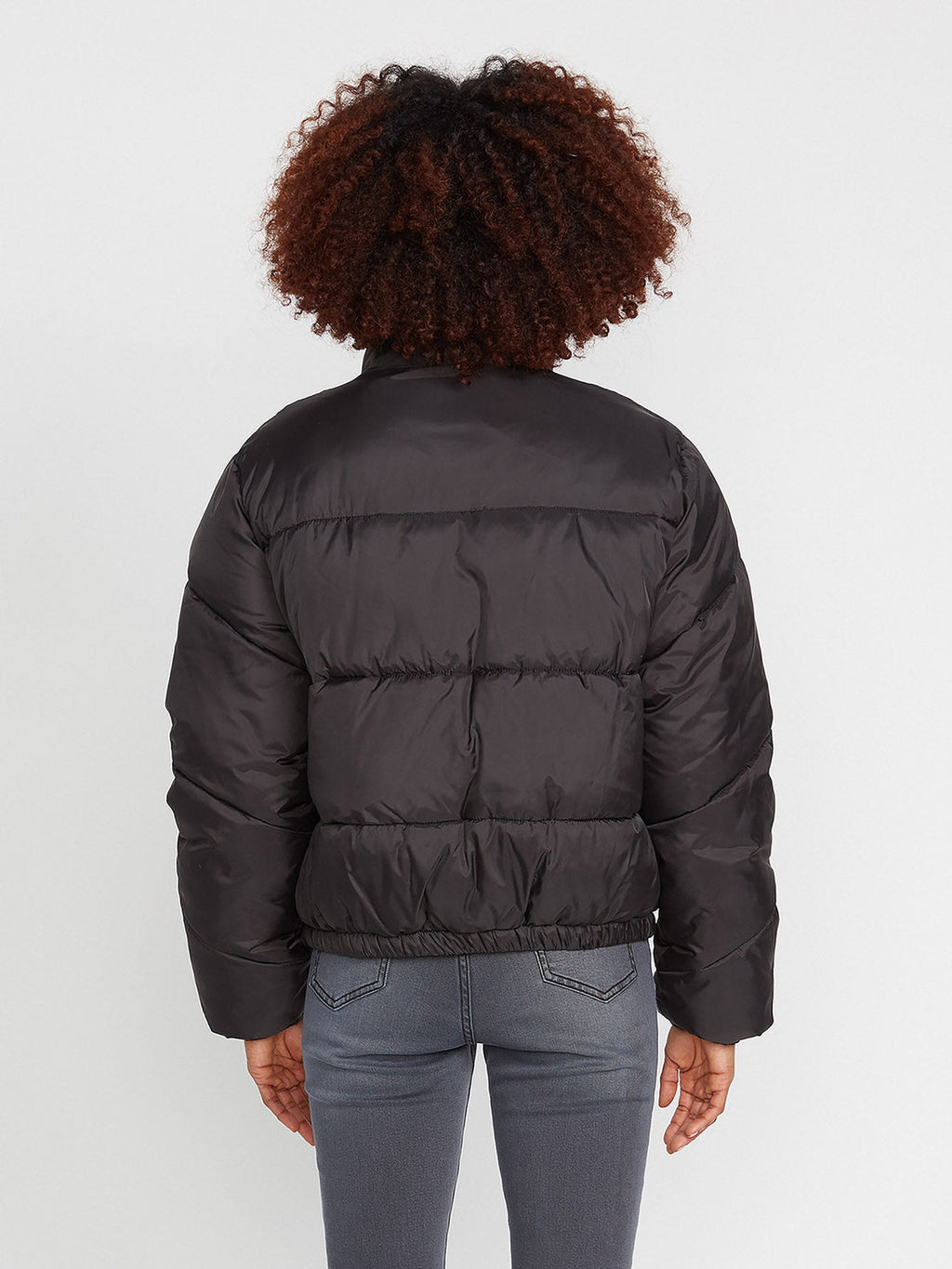 Volcom Daunen-Puff-Jacke (wendebar) – Schwarz