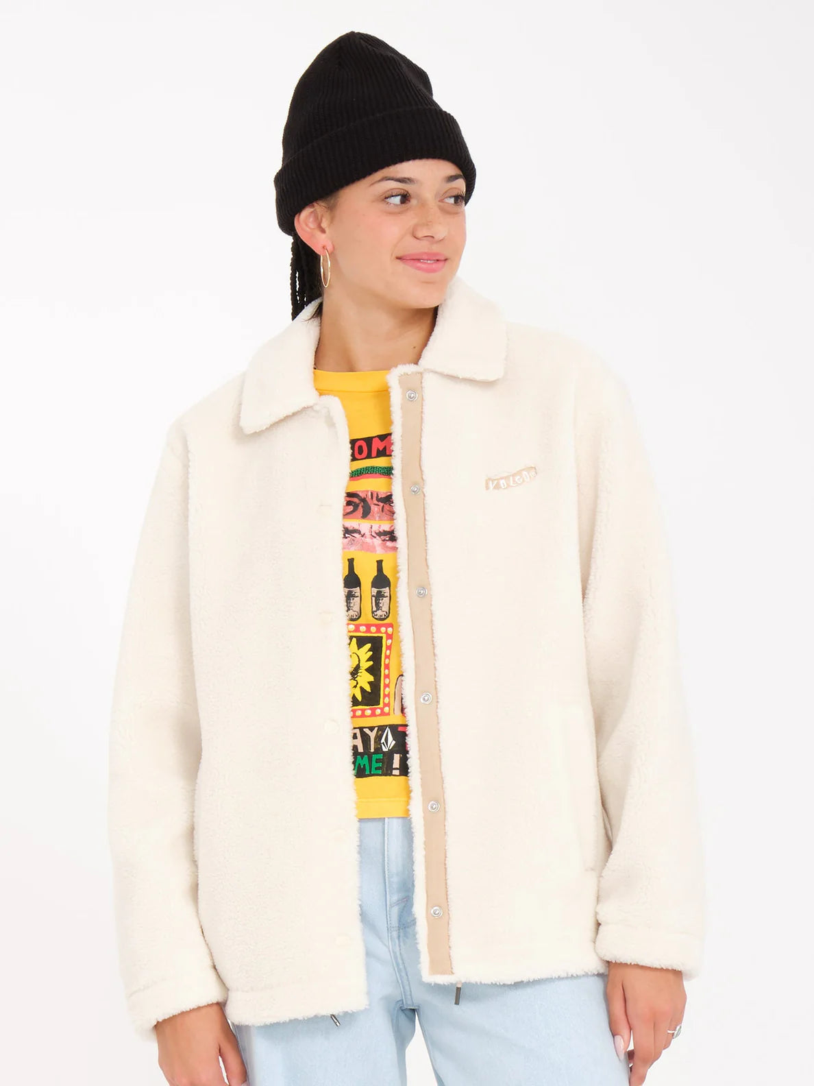 Volcom Blastone Women's Jacket - Cloud | Collection_Zalando | Volcom Shop | Women's jackets | surfdevils.com