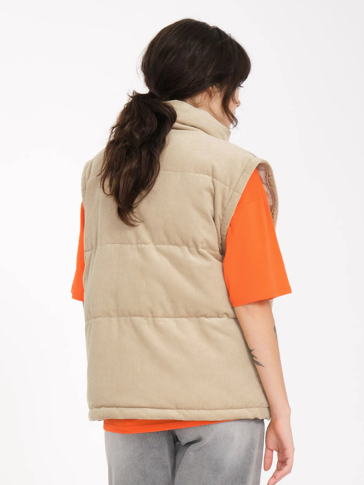 Chaqueta Mujer Volcom Cord'n Puff - Khaki