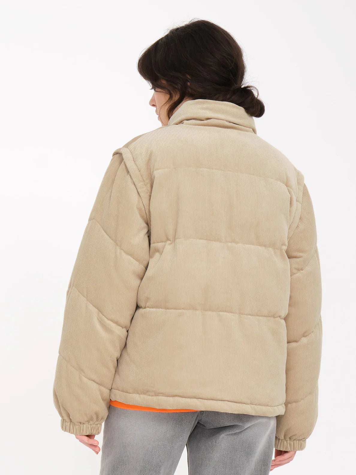 Chaqueta Mujer Volcom Cord'n Puff - Khaki