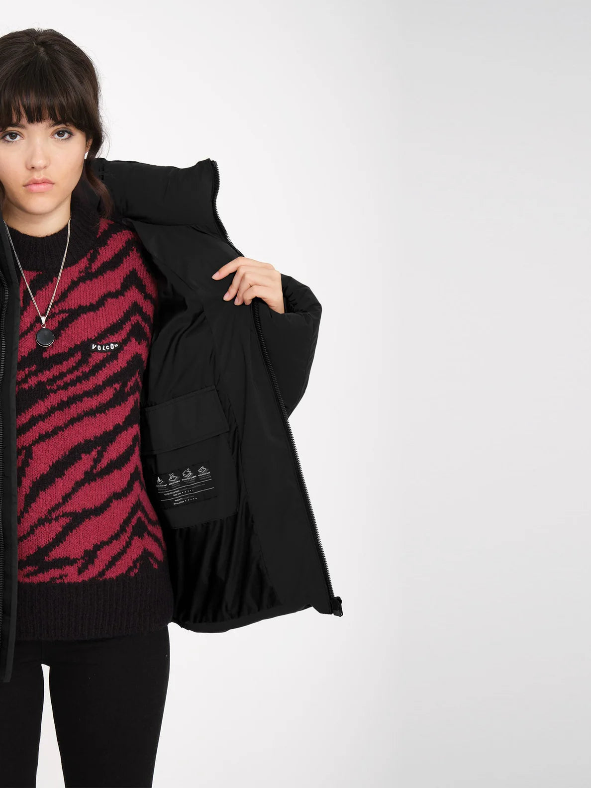 Veste Volcom Woldsmooth pour Femmes - Noir