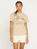 Camiseta Chica Volcom Farm To Yarn Lock It Up - Taupe