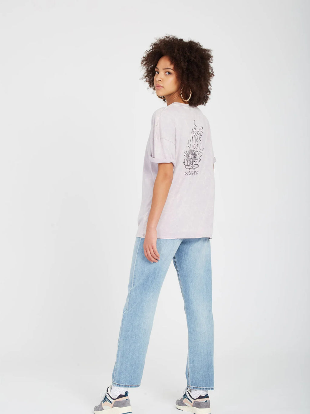 Volcom Voltrip Girl's T-Shirt - Light Orchid